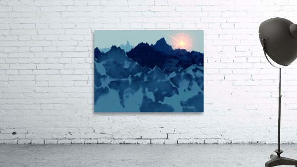 Montagnes matinales Wall Preview