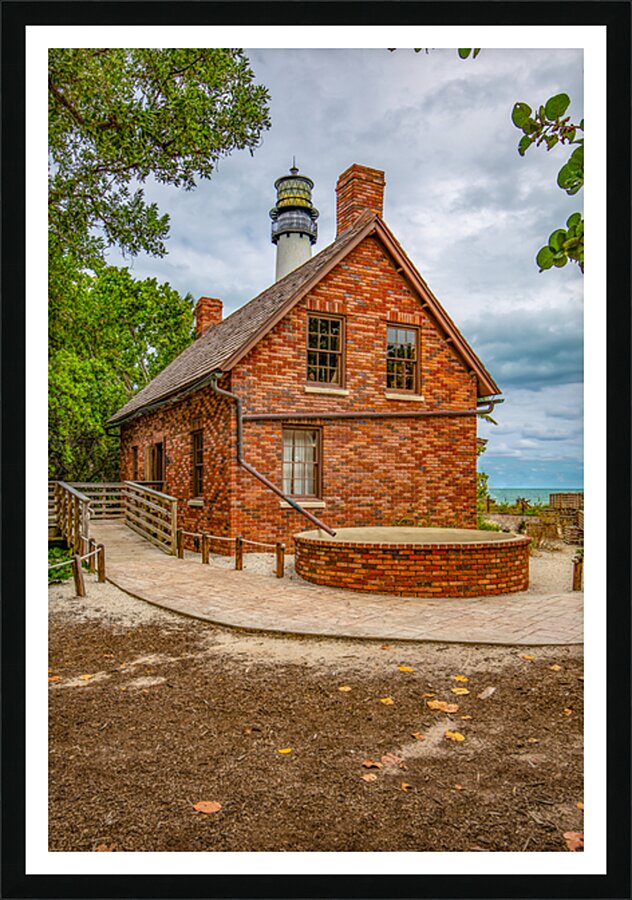 Lighthouse History Picture Frame print