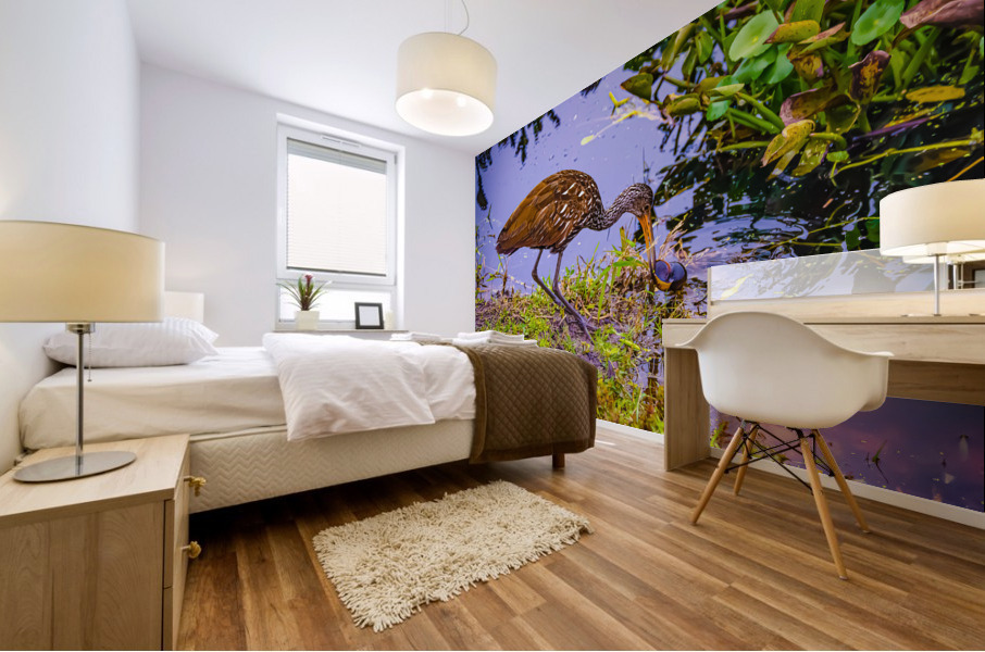 Enjoying Escargot Mural print