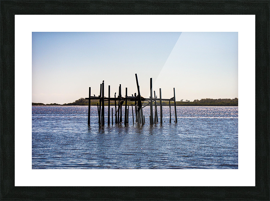 Old Fish House Picture Frame print