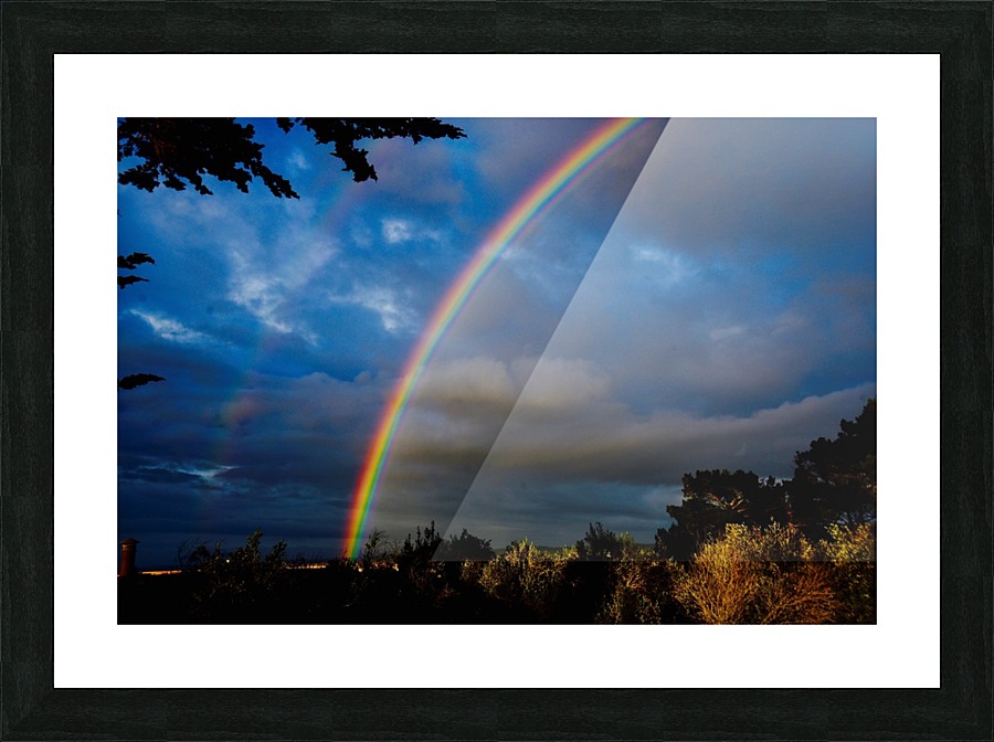 Rainbow in Monterey  Picture Frame print