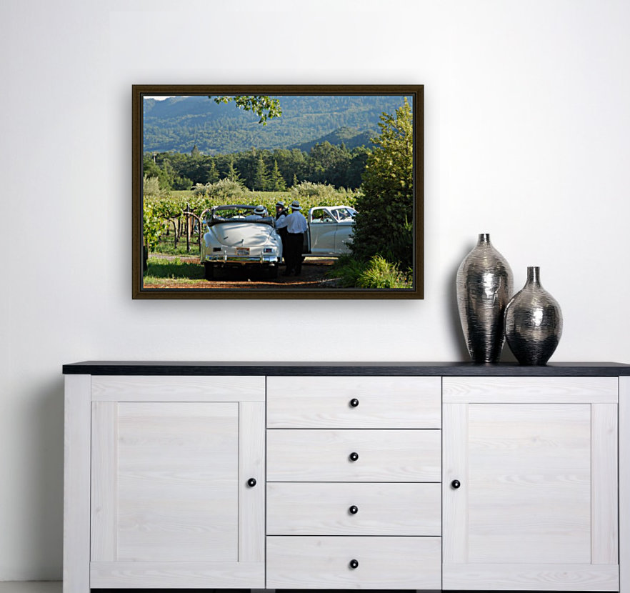 Packards In The Vineyard Reproduction