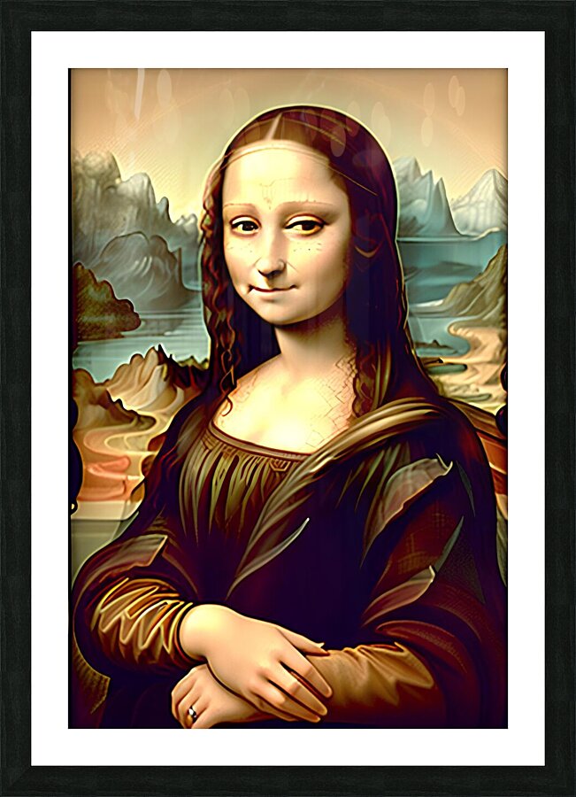 The Timeless Smile Picture Frame print