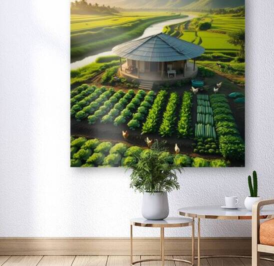 Harvest Harmony: A Rustic Farmhouse Retreat by abu abdo