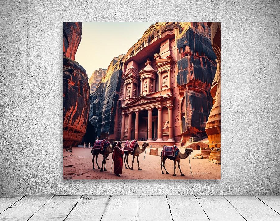 The Rose City Petra one of the wonders of the world Wall Preview