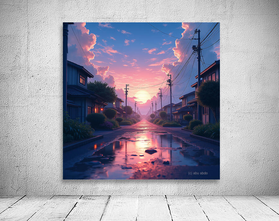 Prismatic Whispers in the Urban Mist Wall Preview