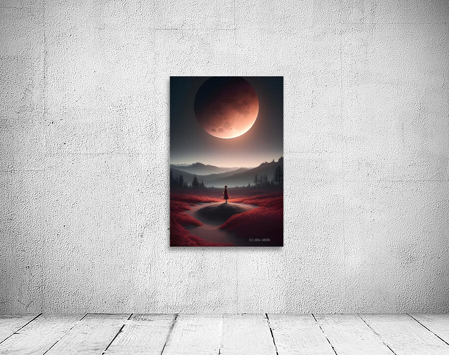 Moonlight in the darkness Wall Preview