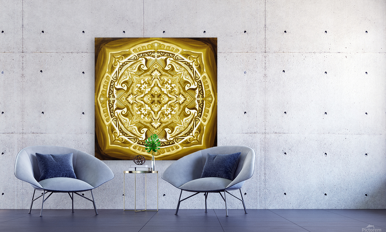 Amarige Gold Celtic Mandala Reproduction