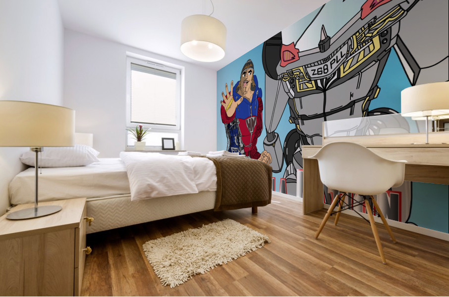 heros de la nation Mural print