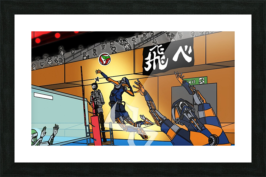 Volley3 Picture Frame print