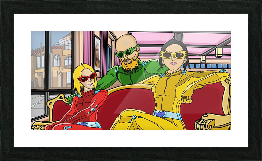 TotallySpies1 Picture Frame print
