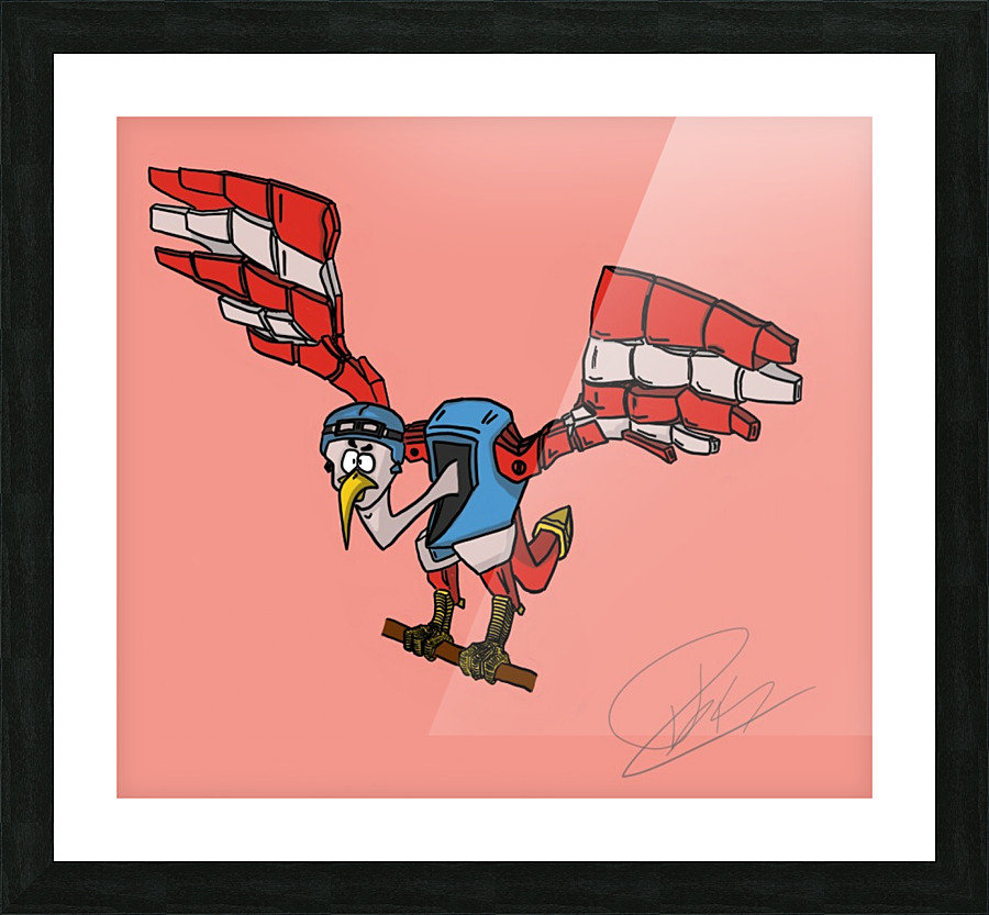 Vautour Picture Frame print