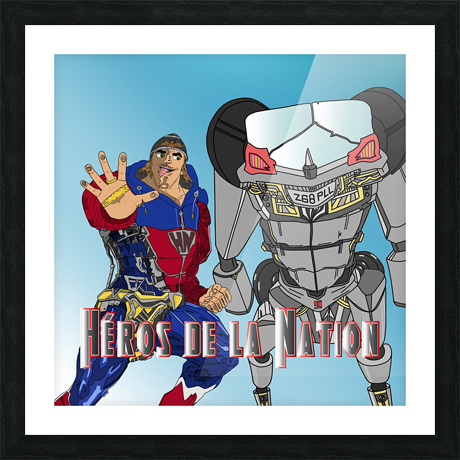 heros de la nation Picture Frame print