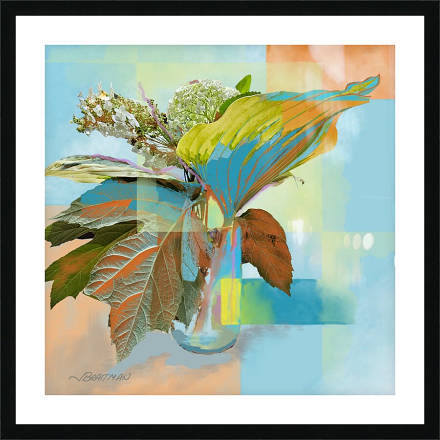 Leaf Study Picture Frame print