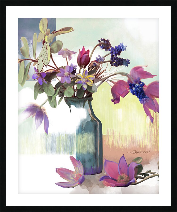 Spring Bouquet Picture Frame print