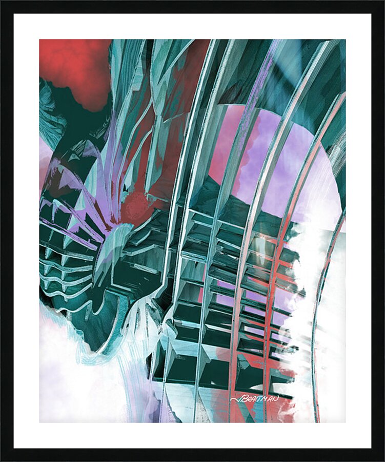 Gear Head Picture Frame print