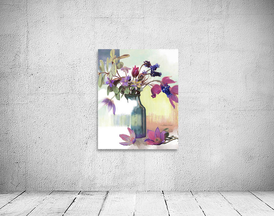 Spring Bouquet Wall Preview