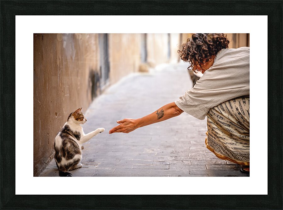 The Offering Picture Frame print