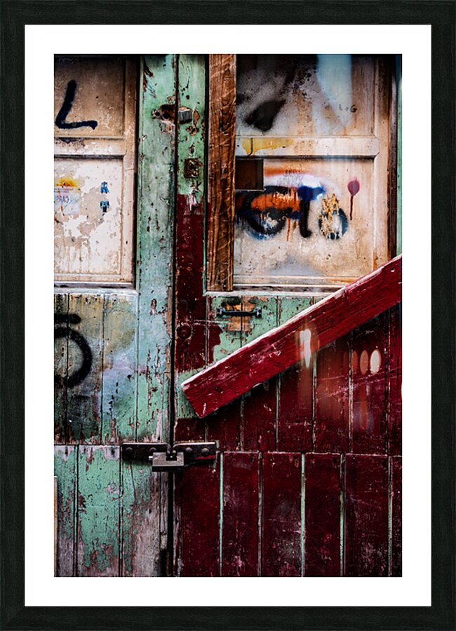 Abandoned Picture Frame print