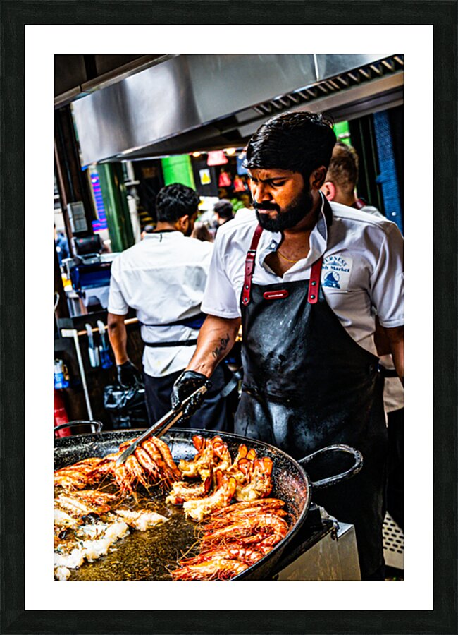Market Chef Picture Frame print