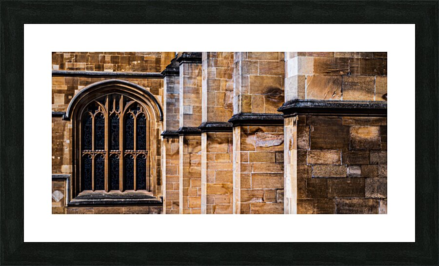 Gothic Window Picture Frame print