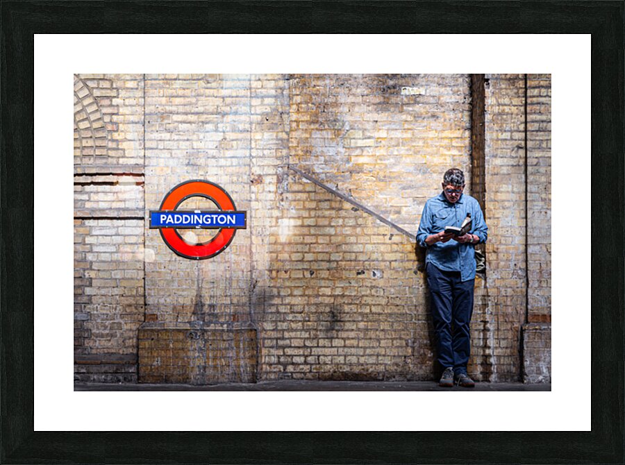 Paddington Reader Picture Frame print