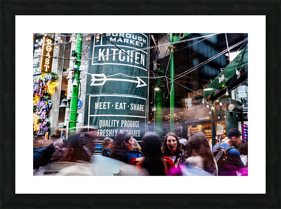 Market Buzz Picture Frame print