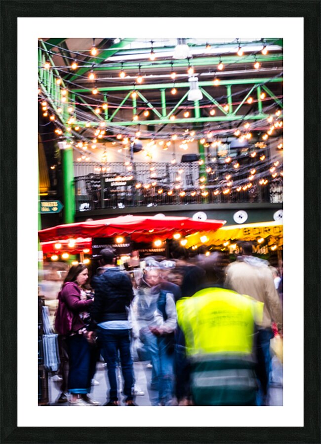 Market Glow Picture Frame print