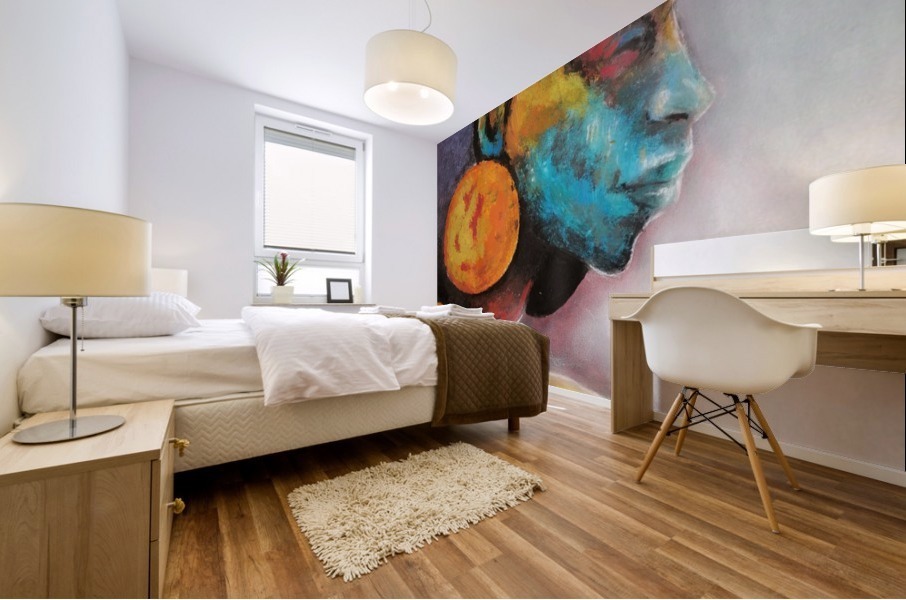 Shading Mural print