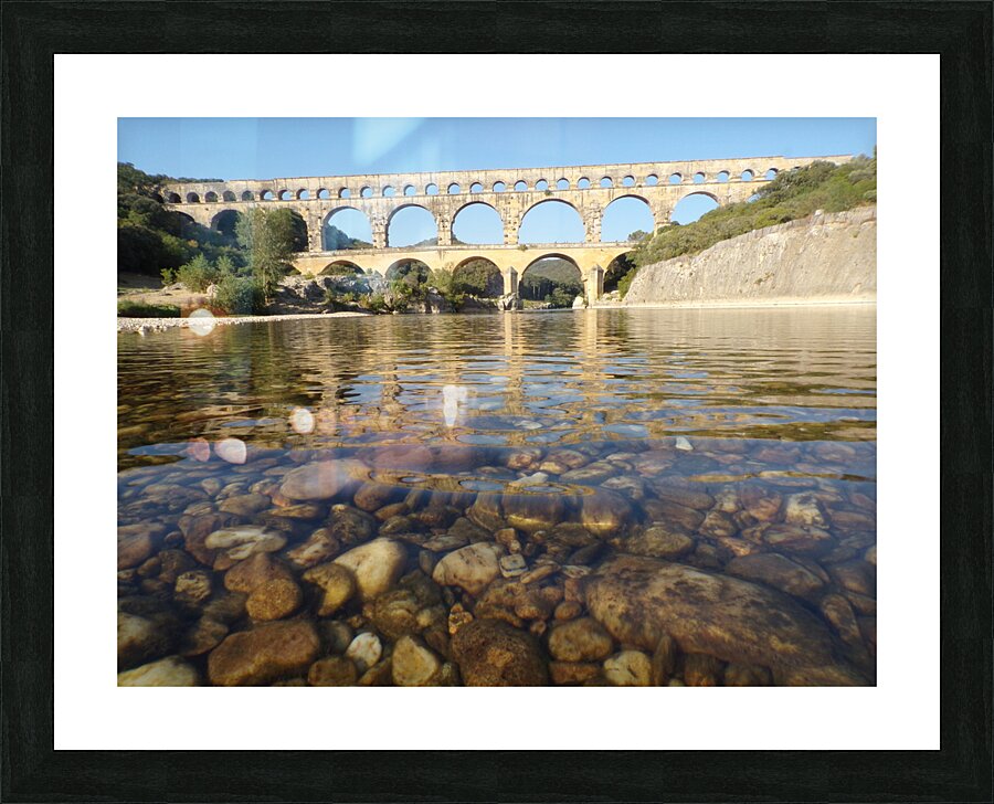 Pont du Gard Picture Frame print