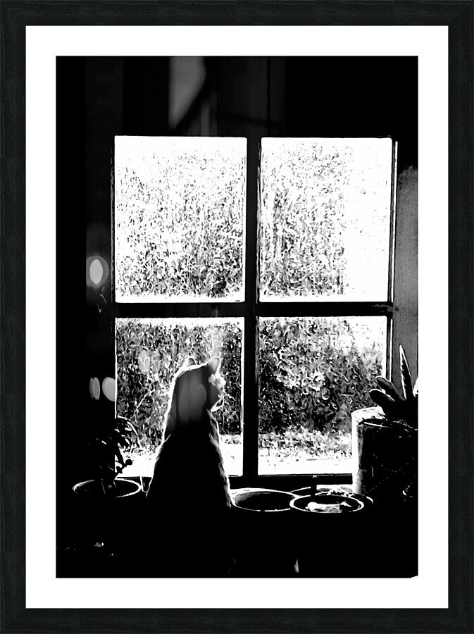 quel temps fait il dehors  Picture Frame print