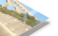 Pont du Gard HD Metal print