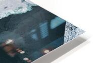 Abstract Dark Ice Patterns 1 HD Metal print