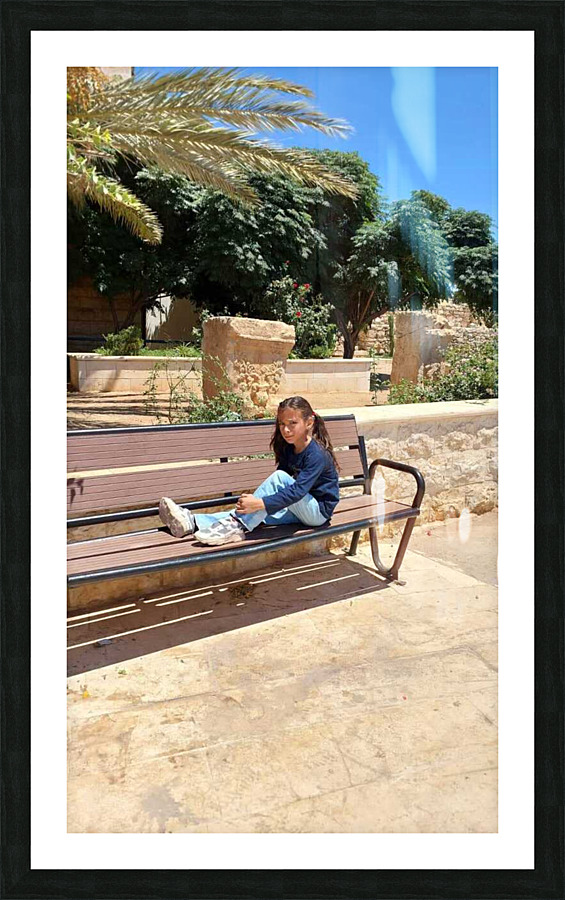 Resting after trip Picture Frame print