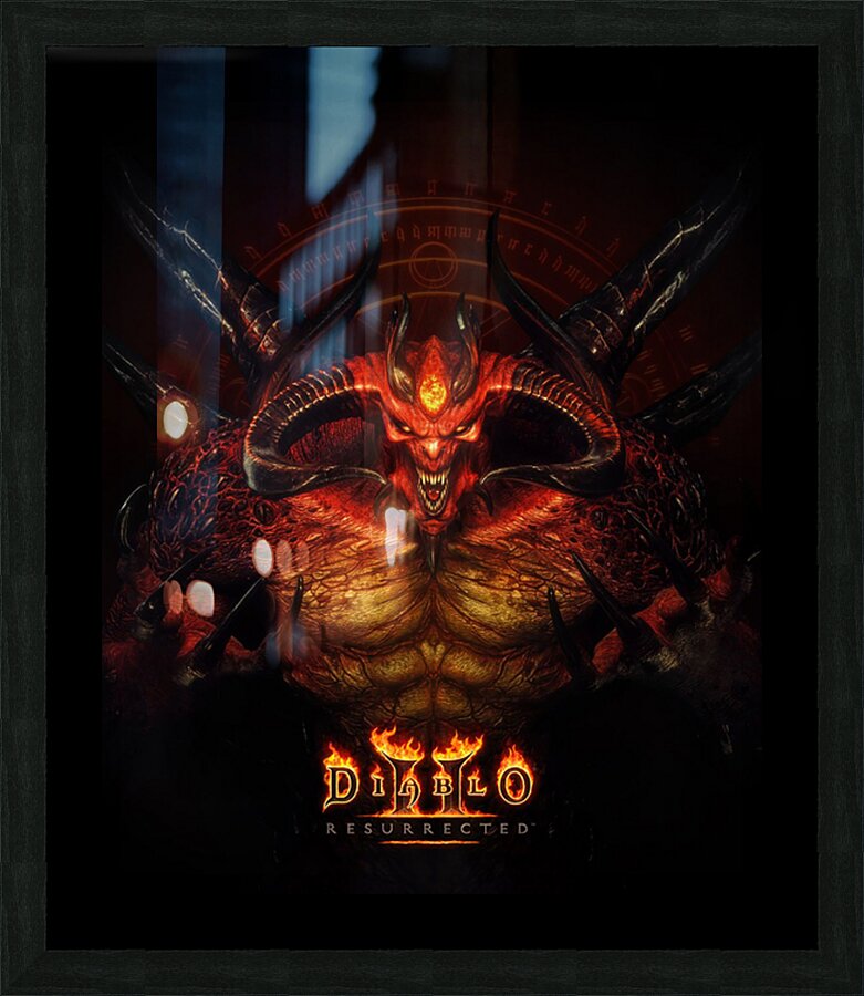 Diablo 1 Picture Frame print