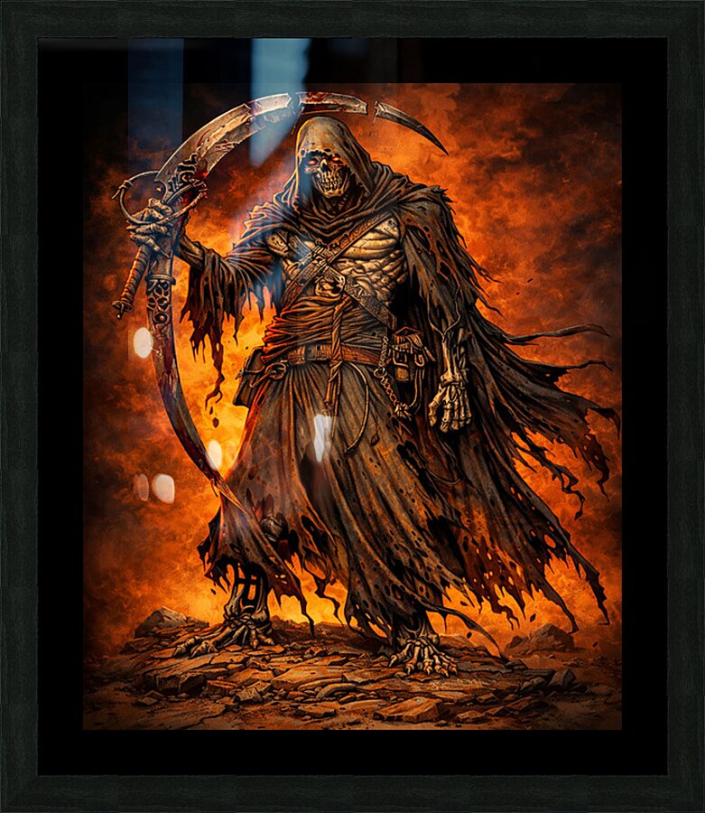 Diablo 4 Picture Frame print