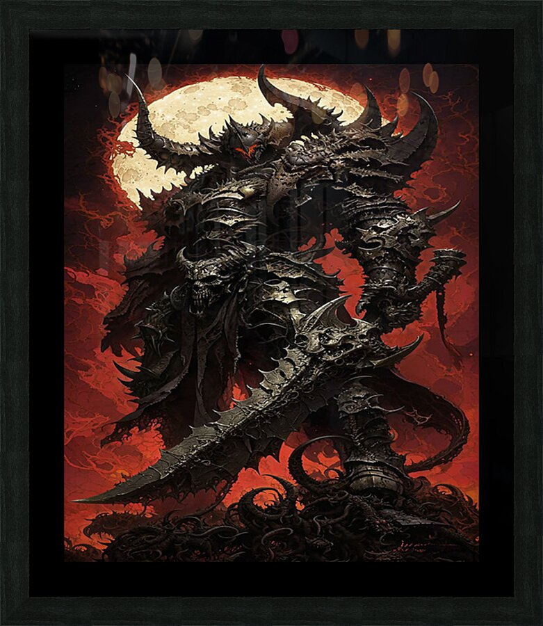 Diablo 5 Picture Frame print