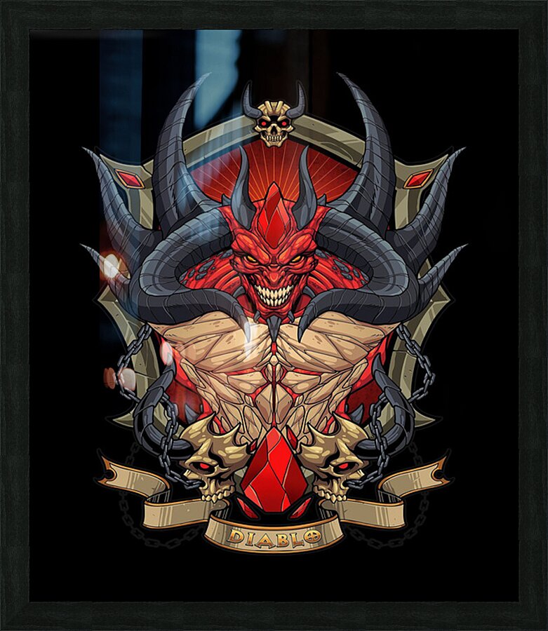 Diablo 6 Picture Frame print