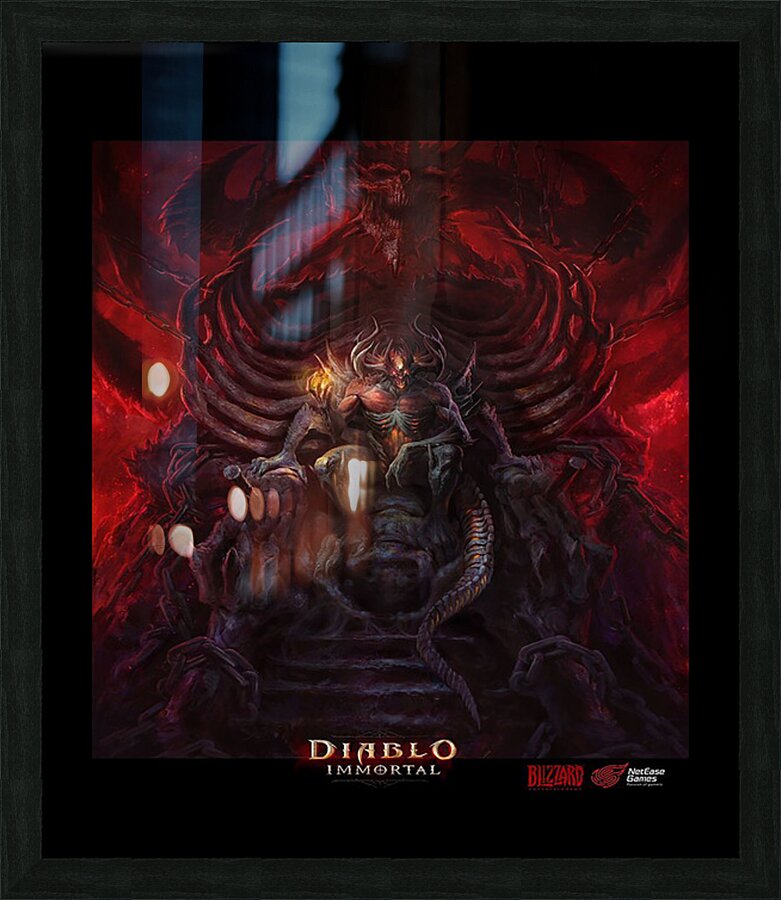 Diablo 8 Picture Frame print