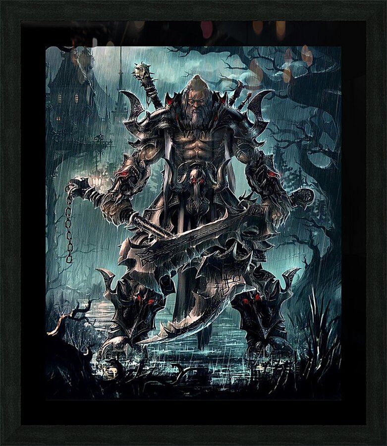 Diablo 10 Picture Frame print