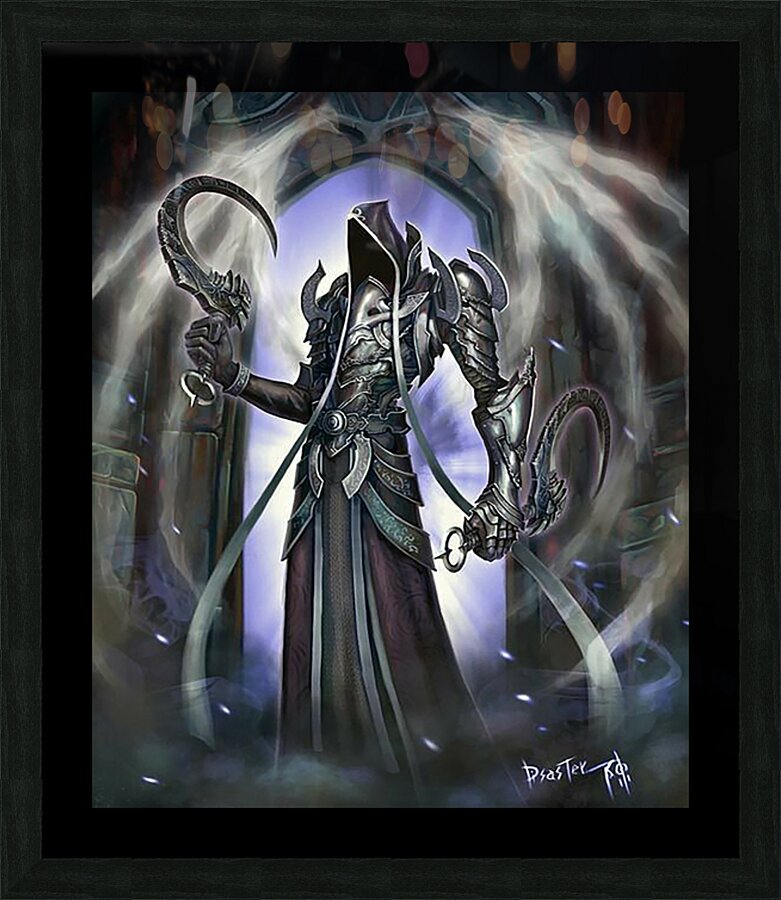 Diablo 11 Picture Frame print