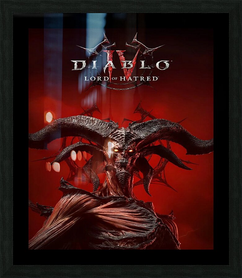 Diablo 12 Picture Frame print