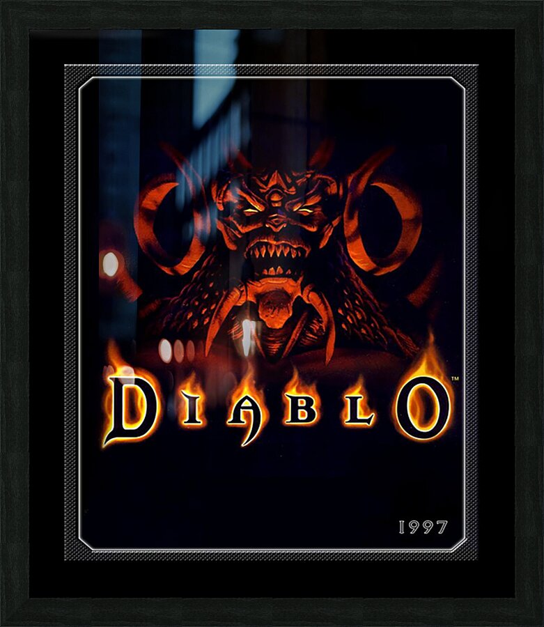 Diablo 13 Picture Frame print