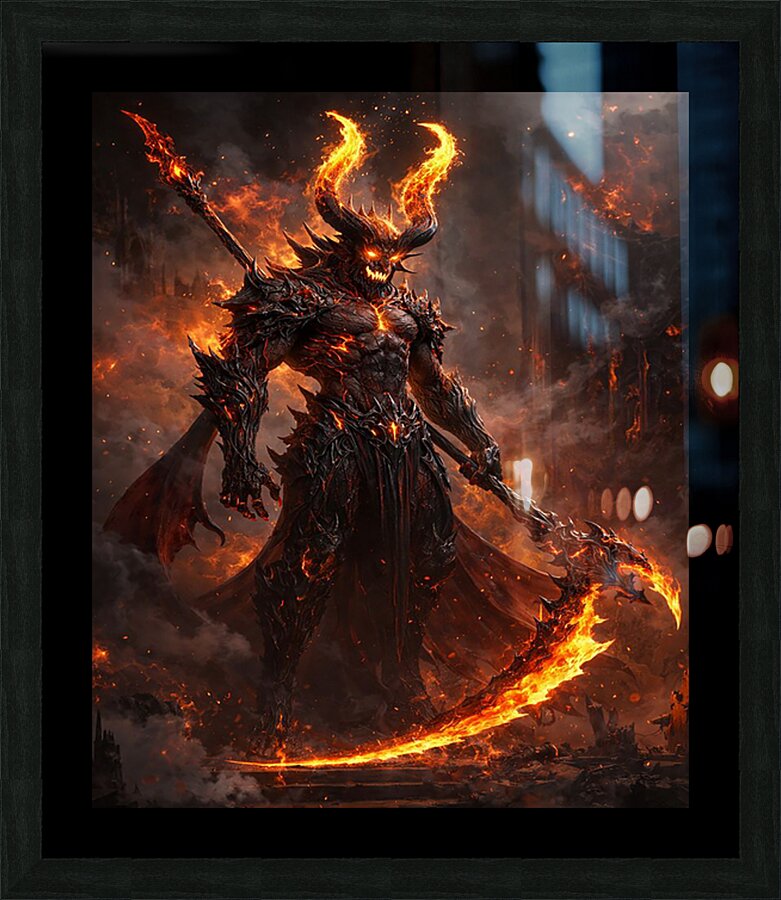 Diablo 14 Picture Frame print