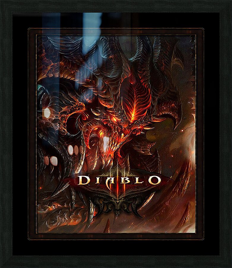 Diablo 32 Picture Frame print