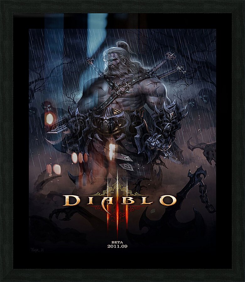 Diablo 34 Picture Frame print