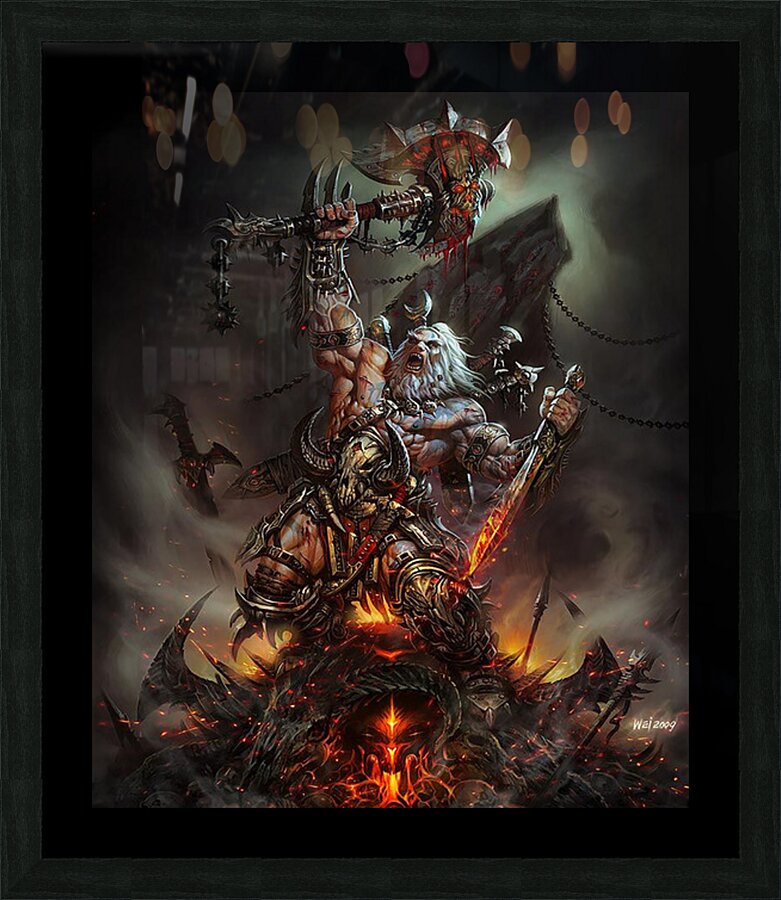 Diablo 43 Picture Frame print