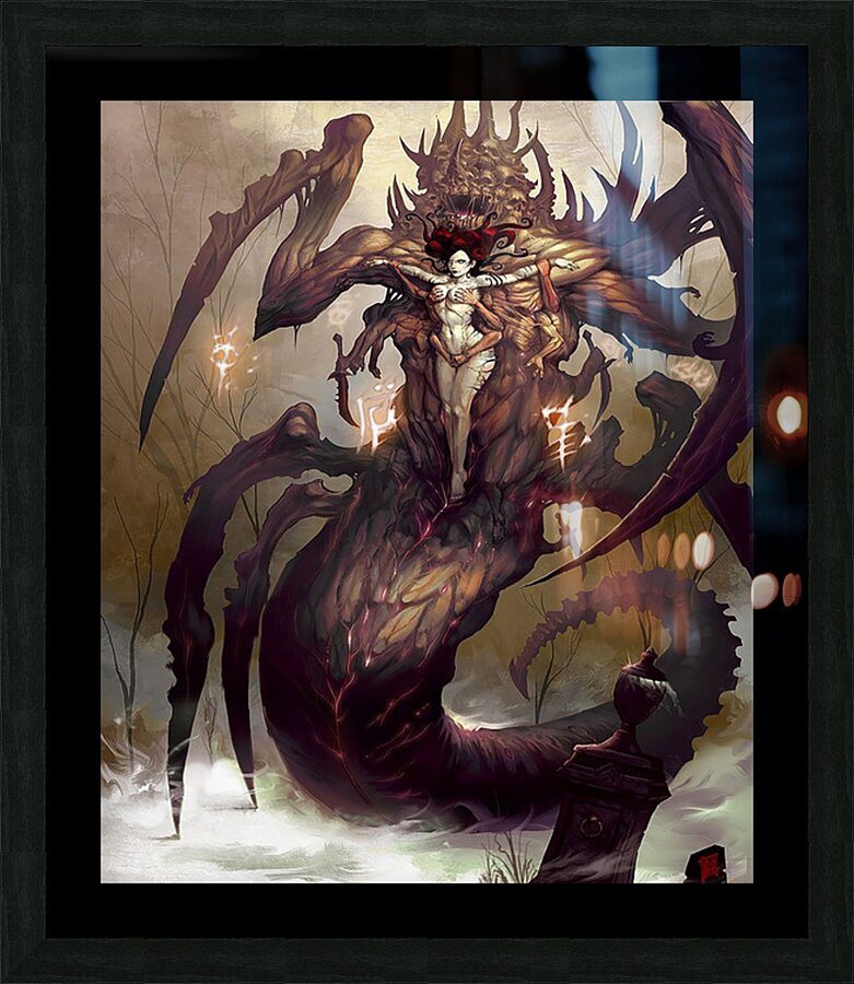 Diablo 2 Picture Frame print