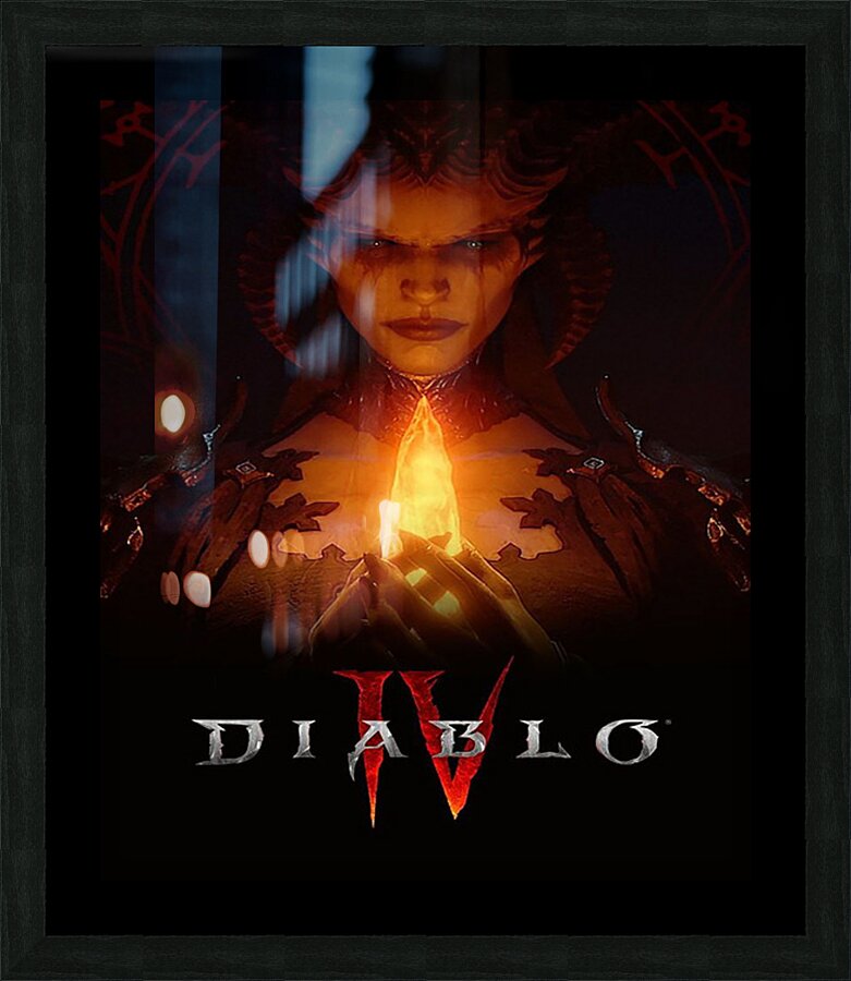 Diablo 6 Picture Frame print