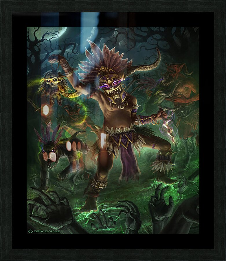 Diablo 8 Picture Frame print